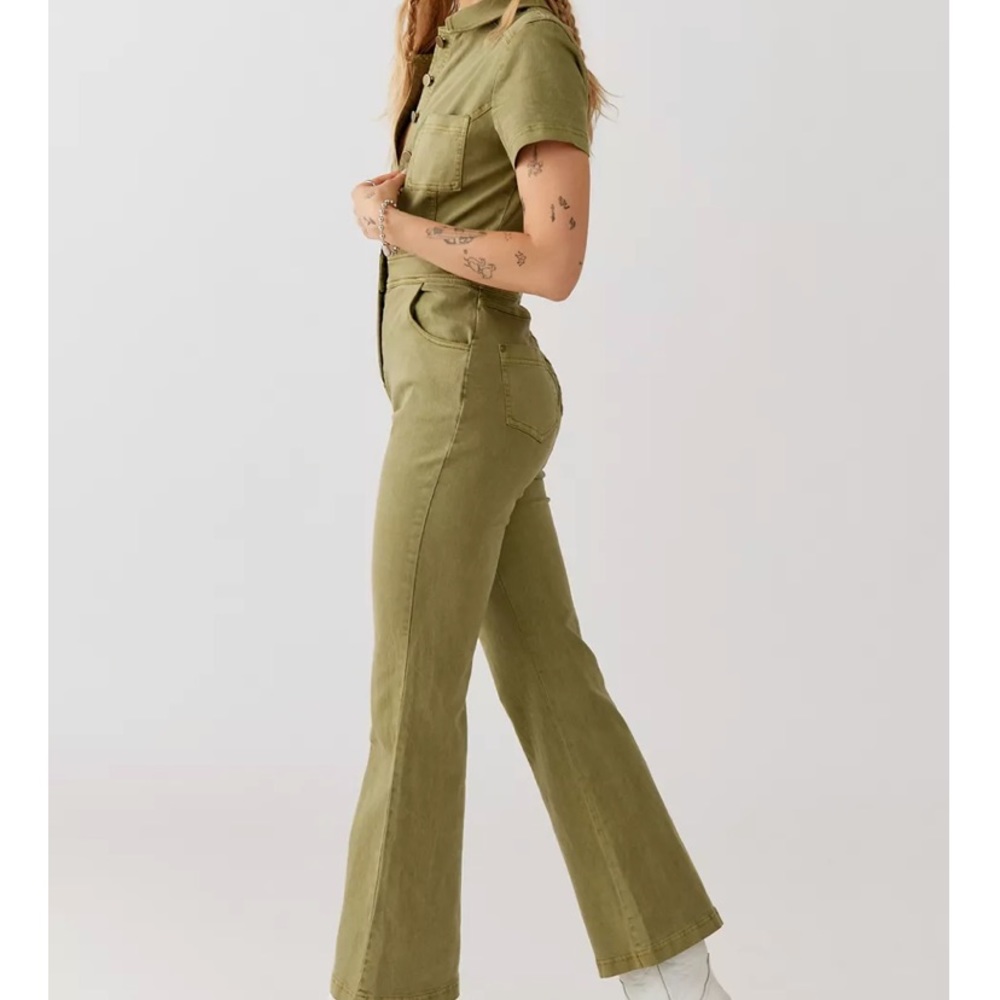 Green Urban Outfitters Denim Jumpsuit